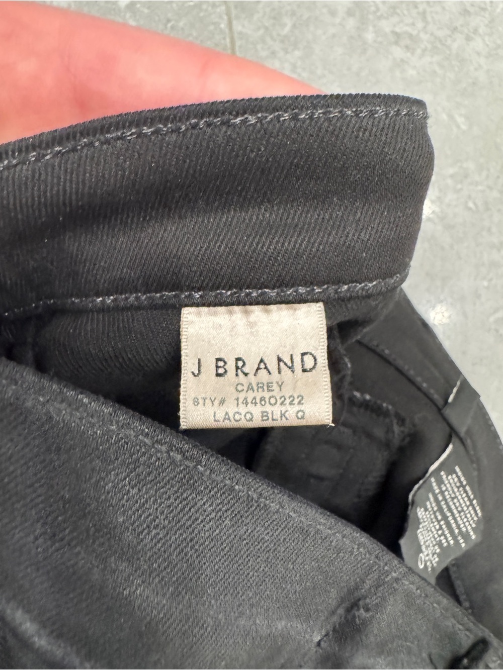 J Brand Black Skinny Coated Jeans with Zip Accents - Picture 6 of 8